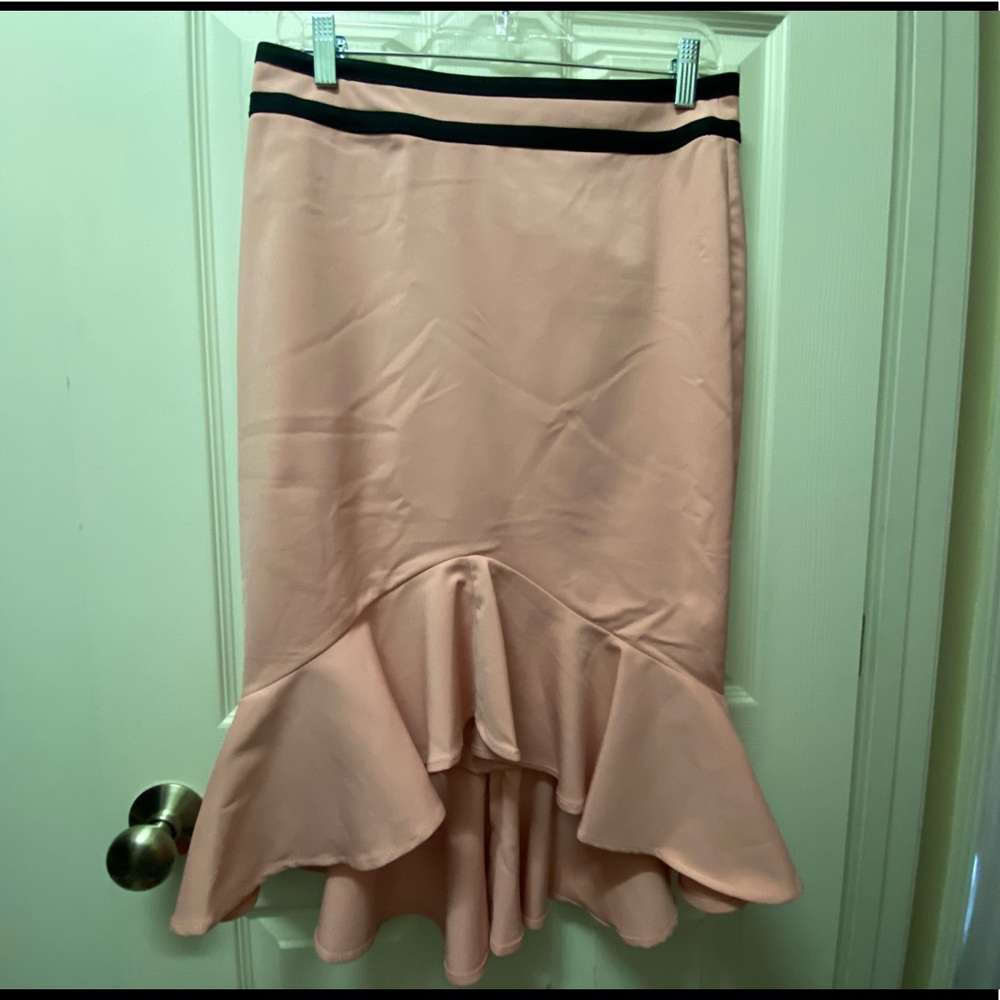 NY&Co Pink Hi-Low Skirt